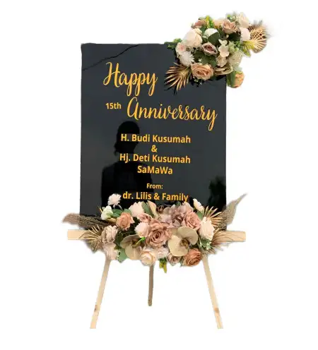 Papan Bunga Akrilik Pelawan